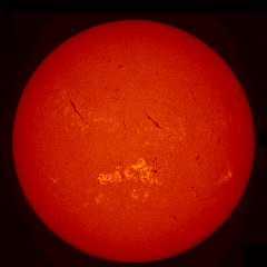 Image of Sun's chromosphere