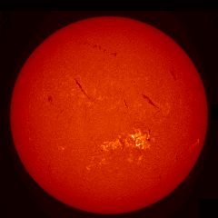 Image of Sun's chromosphere