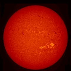 Image of Sun's chromosphere