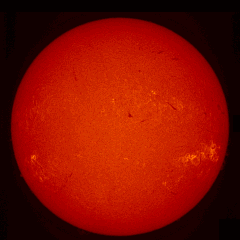 Image of Sun's chromosphere