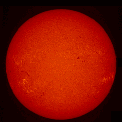 Image of Sun's chromosphere