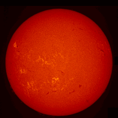 Image of Sun's chromosphere