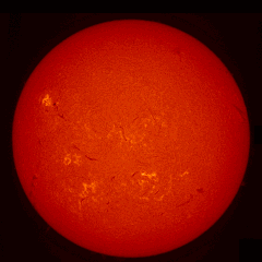 Image of Sun's chromosphere