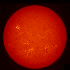 Image of Sun's chromosphere