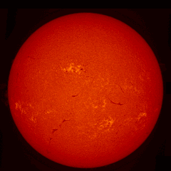 Image of Sun's chromosphere