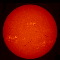 Image of Sun's chromosphere