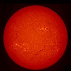 Image of Sun's chromosphere