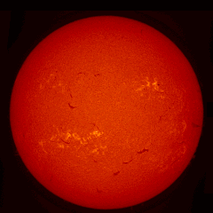 Image of Sun's chromosphere