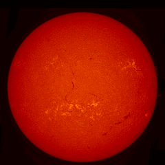 Image of Sun's chromosphere