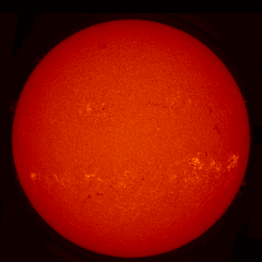 Image of Sun's chromosphere