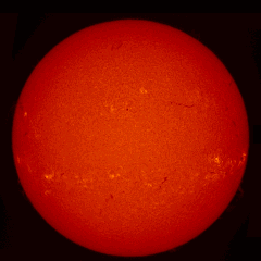 Image of Sun's chromosphere