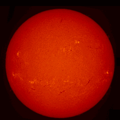 Image of Sun's chromosphere