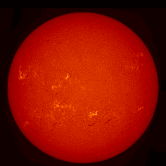 Image of Sun's chromosphere