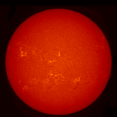 Image of Sun's chromosphere