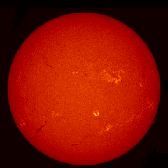 Image of Sun's chromosphere