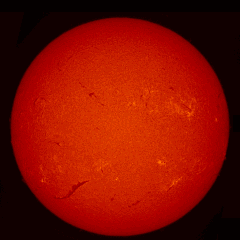 Image of Sun's chromosphere