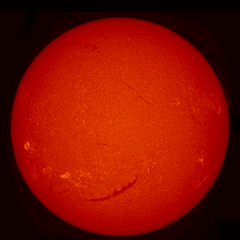 Image of Sun's chromosphere