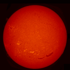 Image of Sun's chromosphere