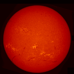 Image of Sun's chromosphere