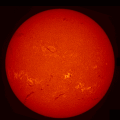 Image of Sun's chromosphere