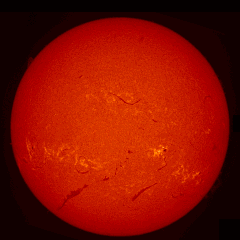 Image of Sun's chromosphere