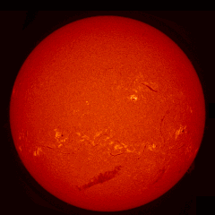 Image of Sun's chromosphere