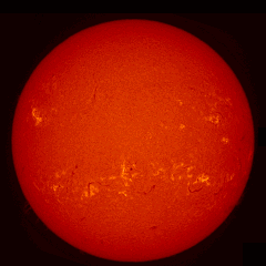 Image of Sun's chromosphere