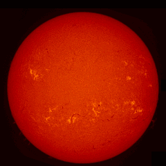 Image of Sun's chromosphere