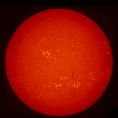 Image of Sun's chromosphere