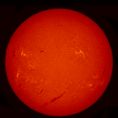 Image of Sun's chromosphere