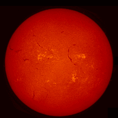 Image of Sun's chromosphere