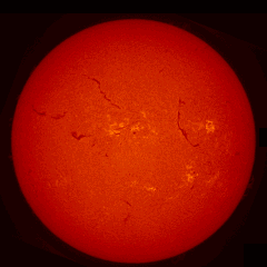 Image of Sun's chromosphere