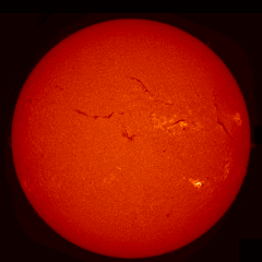 Image of Sun's chromosphere