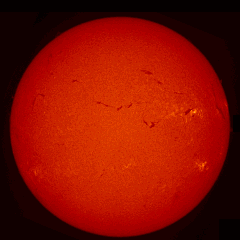 Image of Sun's chromosphere