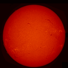 Image of Sun's chromosphere