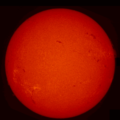 Image of Sun's chromosphere