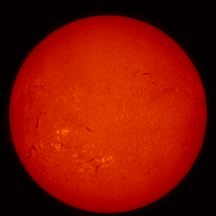 Image of Sun's chromosphere