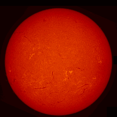 Image of Sun's chromosphere