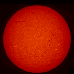 Image of Sun's chromosphere