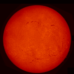 Image of Sun's chromosphere