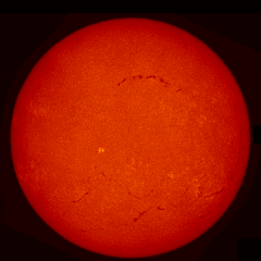 Image of Sun's chromosphere