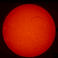 Image of Sun's chromosphere