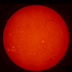 Image of Sun's chromosphere