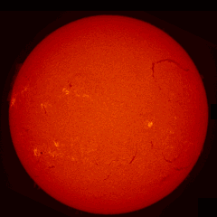 Image of Sun's chromosphere