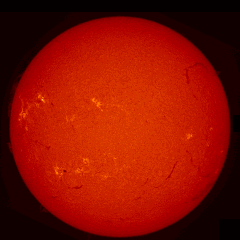 Image of Sun's chromosphere