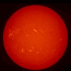 Image of Sun's chromosphere