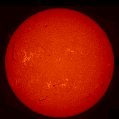 Image of Sun's chromosphere