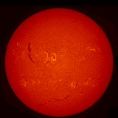 Image of Sun's chromosphere