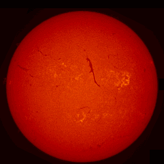 Image of Sun's chromosphere