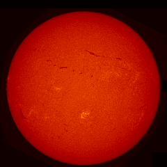 Image of Sun's chromosphere